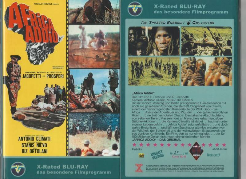Africa Addio - X-rated gr Blu-ray Hartbox B Lim 66