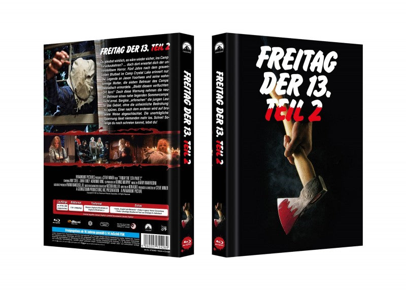 Freitag der 13 Teil 2 - Blu-ray Mediabook B Lim 666