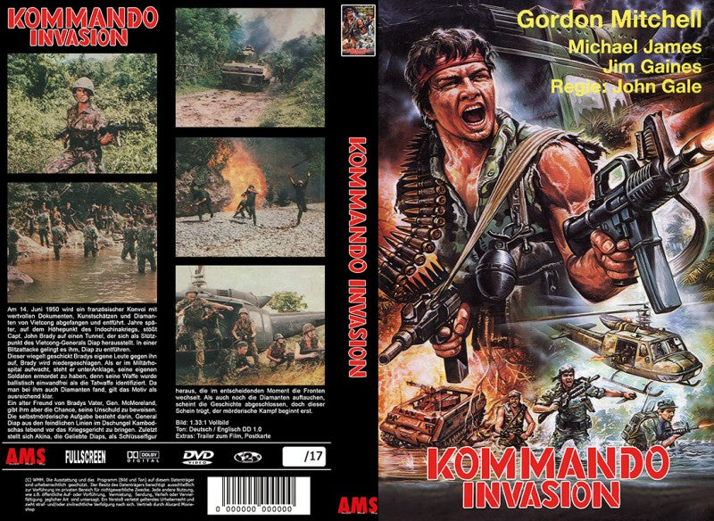 Kommando Invasion - gr DVD Hartbox Lim 17