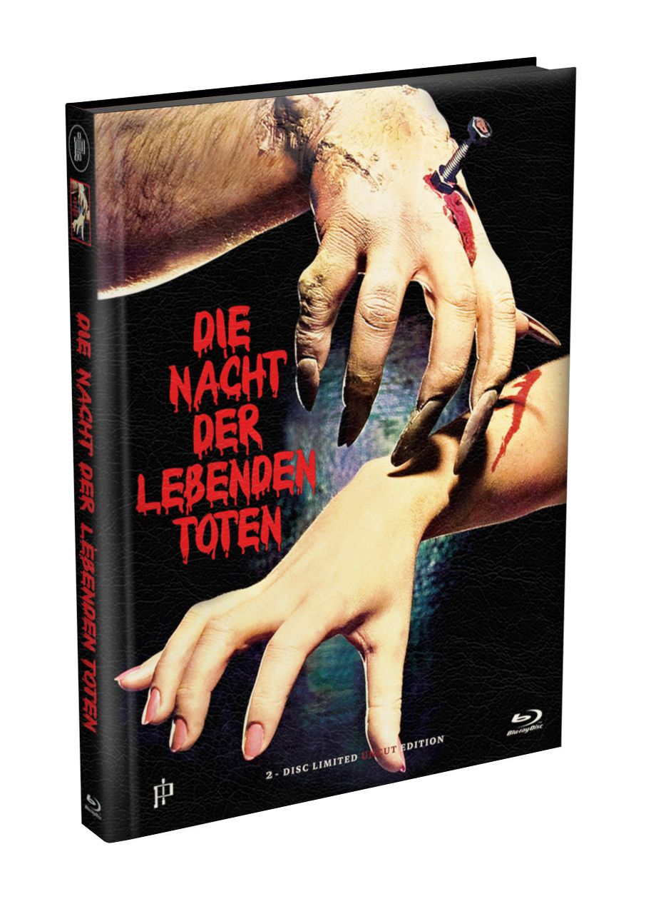 Night of the Living Dead 1968 - DVD/BD Mediabook Wattiert B Lim 22