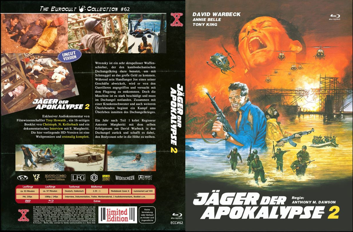 Jäger der Apokalypse 2 - DVD/BD Mediabook A Lim 444