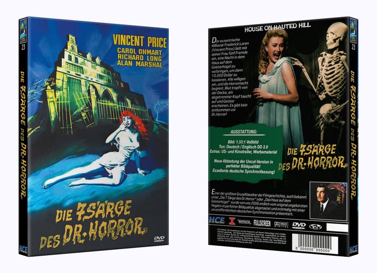 Die 7 Särge des Dr Horror - gr DVD Hartbox Lim 22