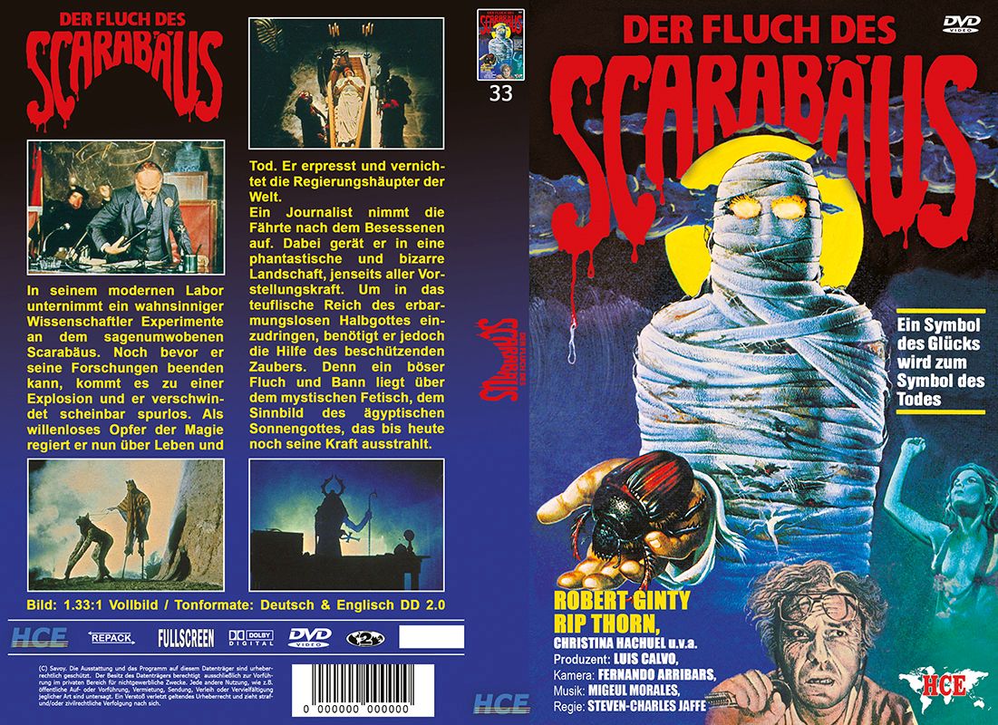 Der Fluch des Scarabäus - gr DVD Hartbox Lim 44