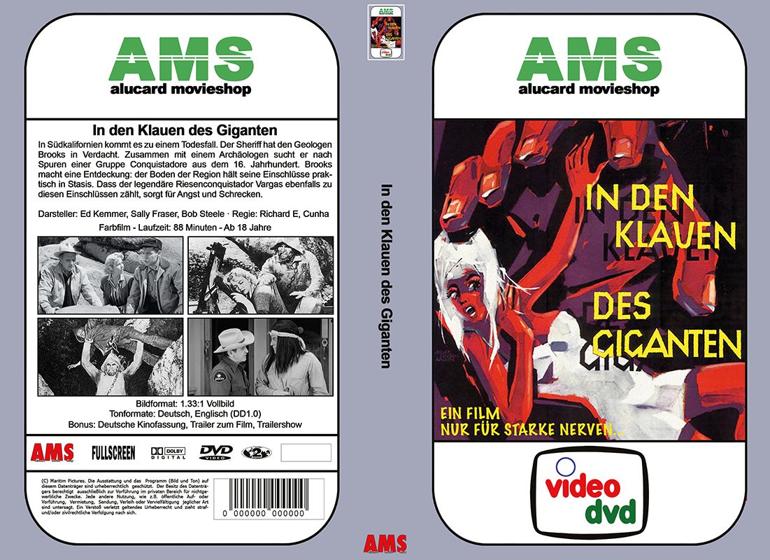 In den Klauen des Giganten - gr DVD Hartbox VMP Glas Lim 18