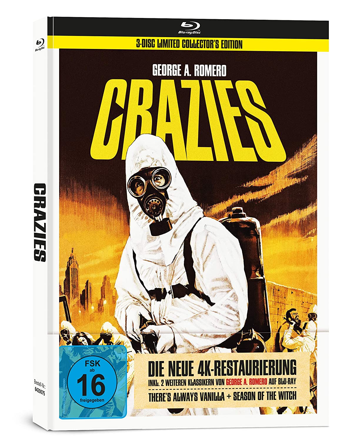 Crazies [1973 JA Romero] - 3Blu-ray Mediabook