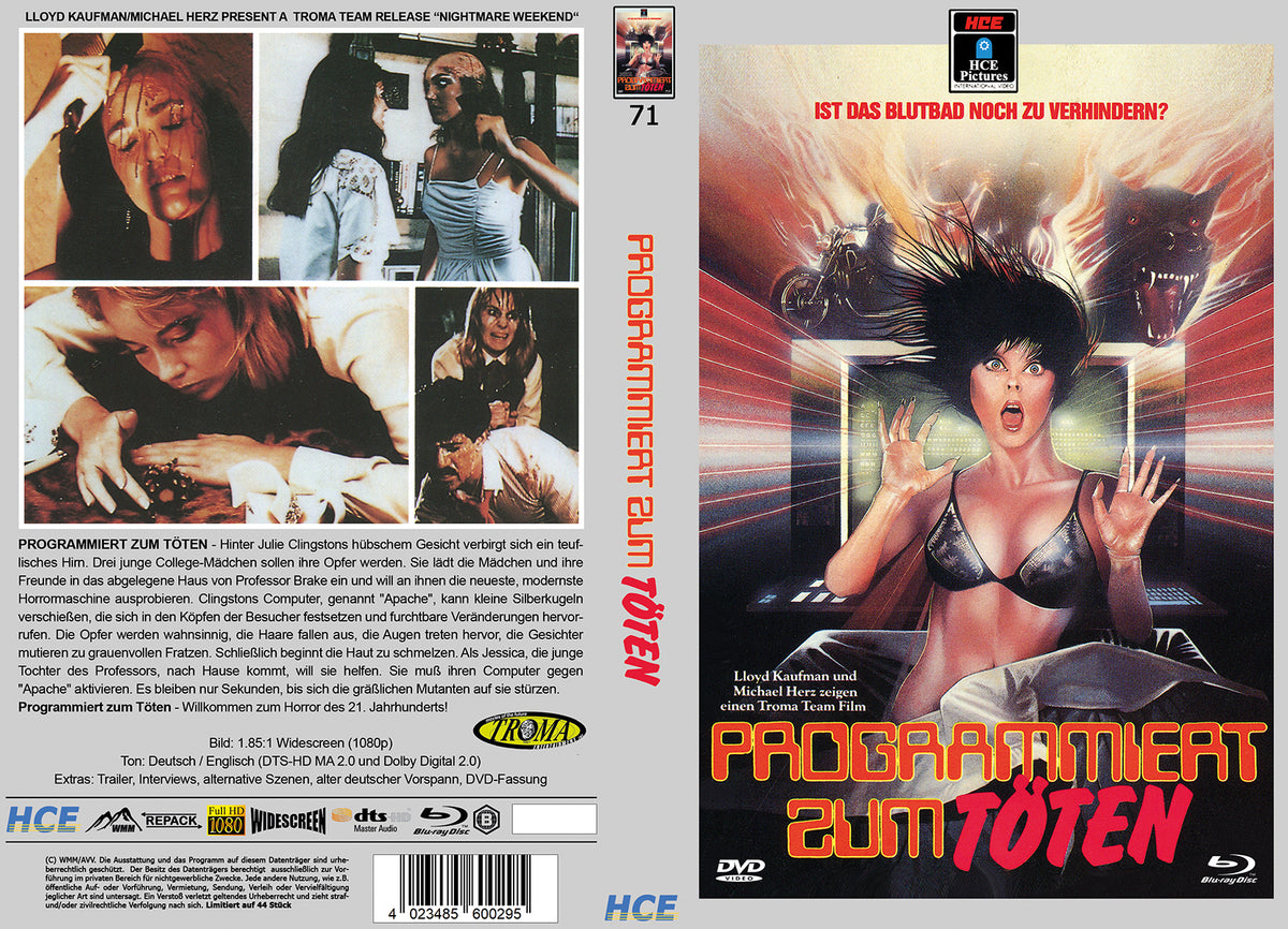 Programmiert  zum Töten - gr DVD/Blu-ray Hartbox Lim 44