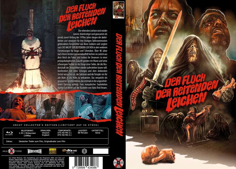 Der Fluch der reitenden Leichen - gr Blu-ray Hartbox Lim 50