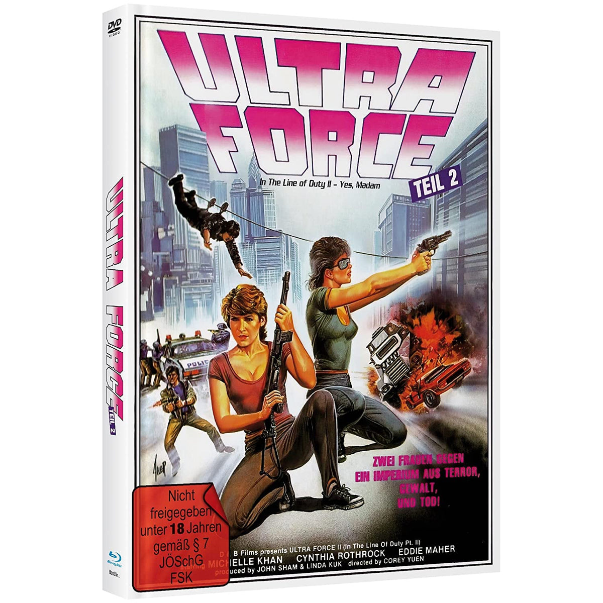 Ultra Force 2 In the Line of Duty 2 – DVD/BD Mediabook C Lim 1000