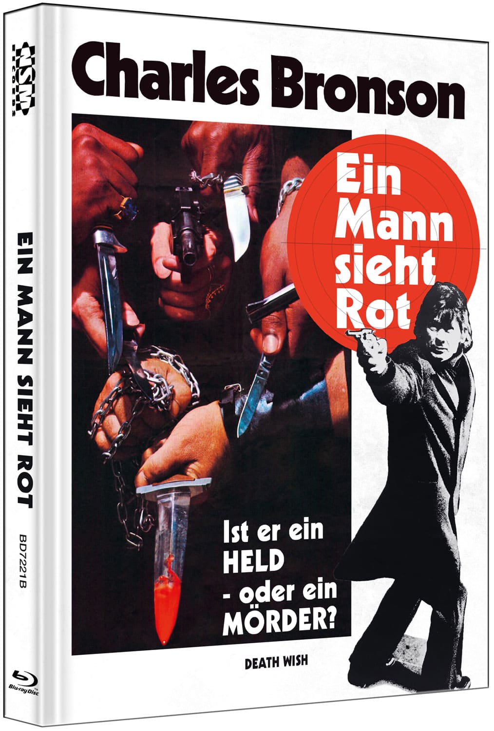Ein Mann sieht Rot Death Wish 1 - DVD/BD Mediabook E Lim 333