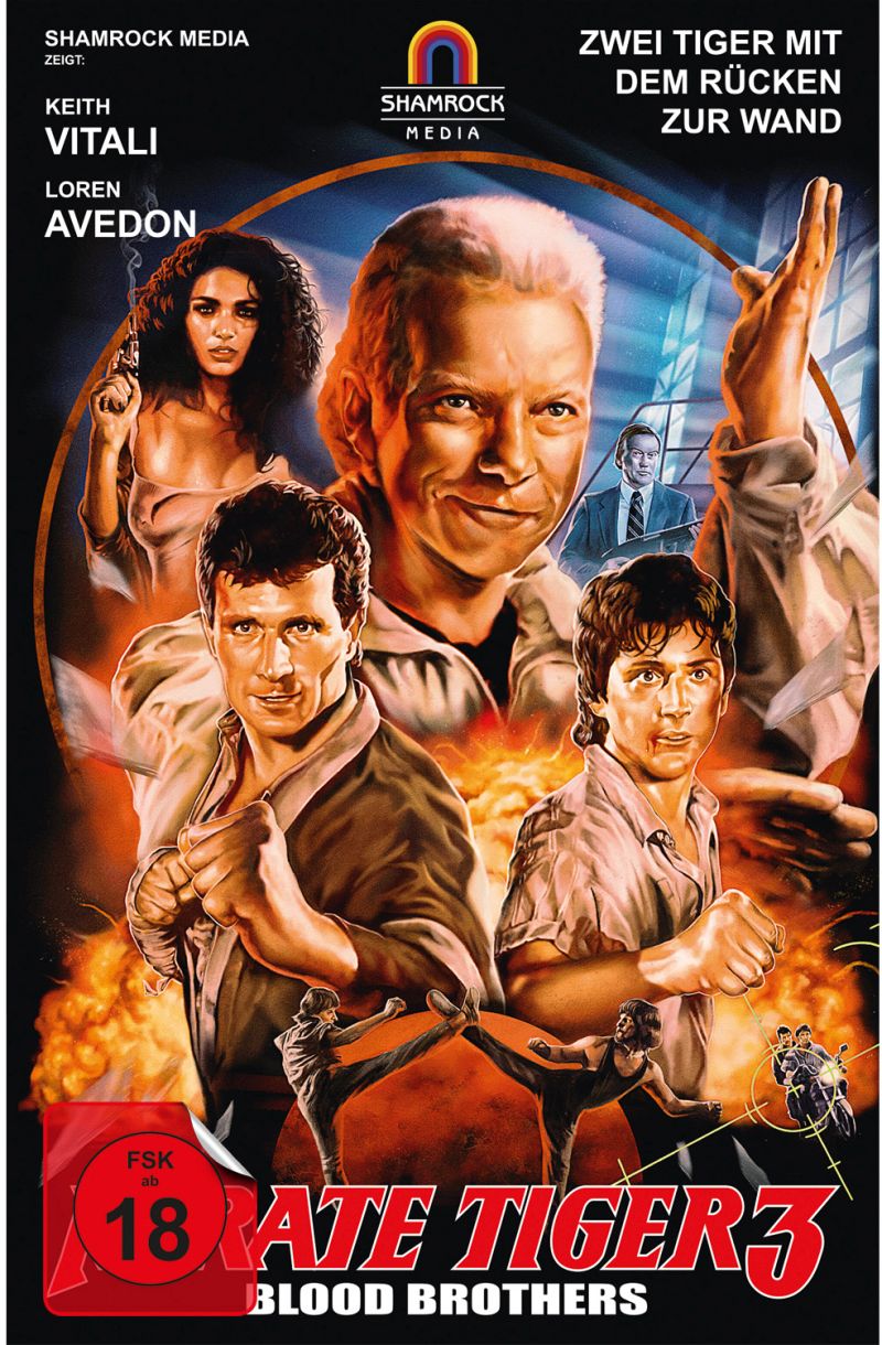 Karate Tiger 3 Blood Brothers - gr Blu-ray Hartbox B Lim 50