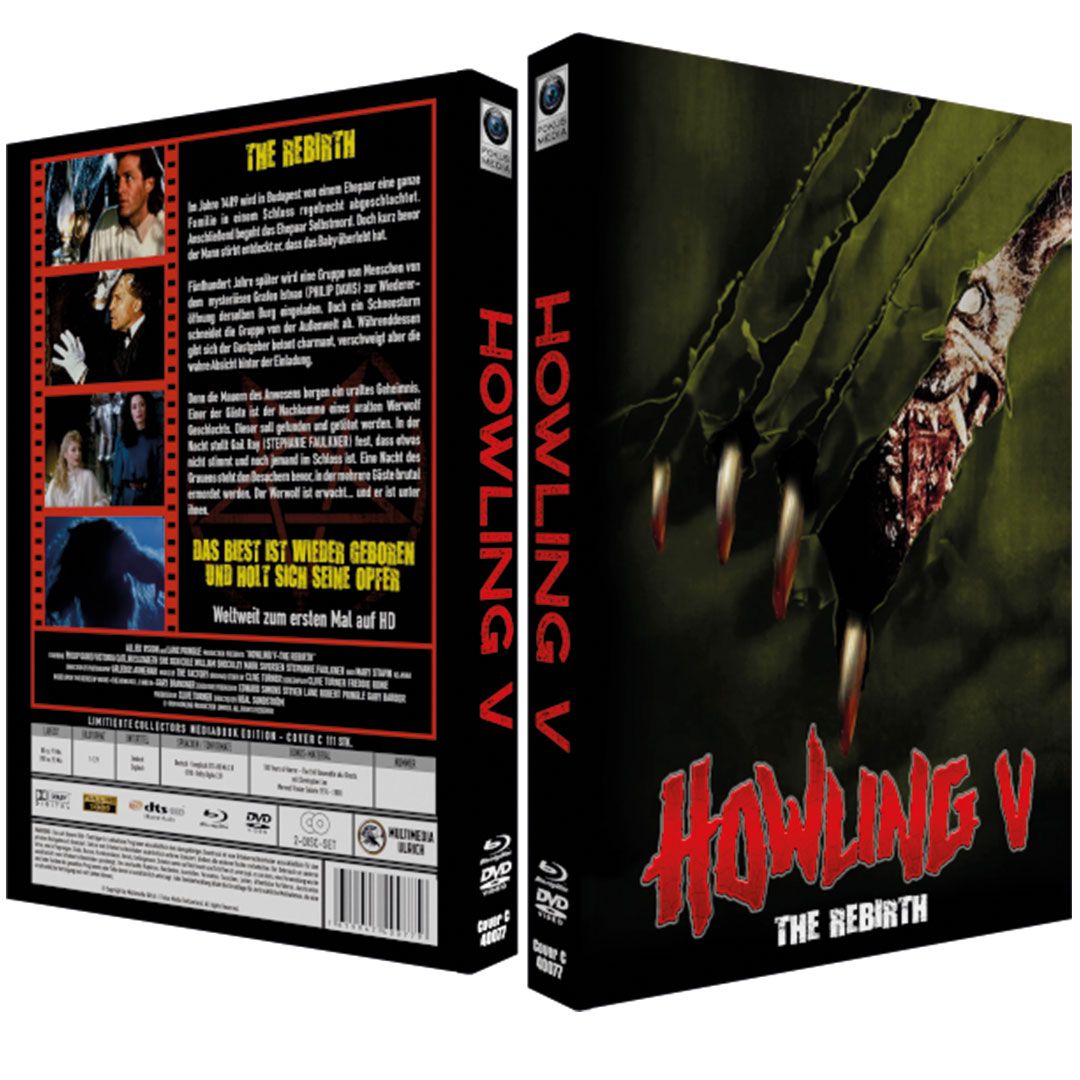 Howling V The Rebirth - DVD/ Blu-ray Mediabook C Lim 111