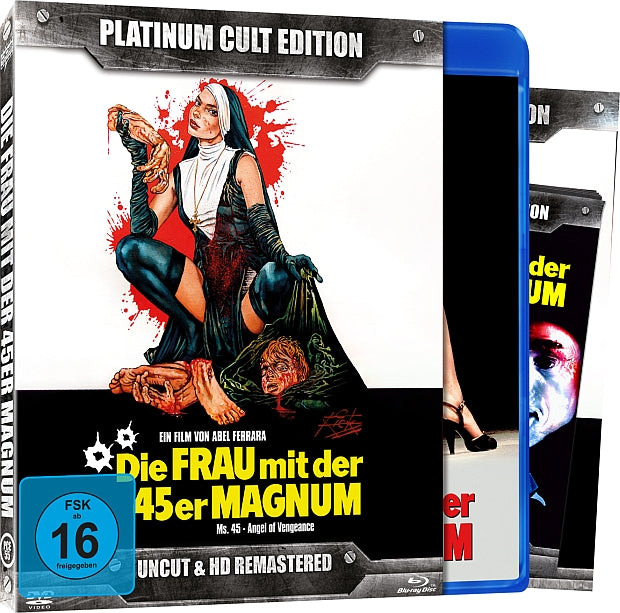 Die Frau mit der 45er Magnum - DVD/Blu-ray Schuber Lim 500 PCE