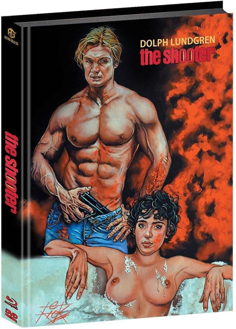 The Shooter - DVD/Blu-ray Mediabook A Wattiert Lim 250