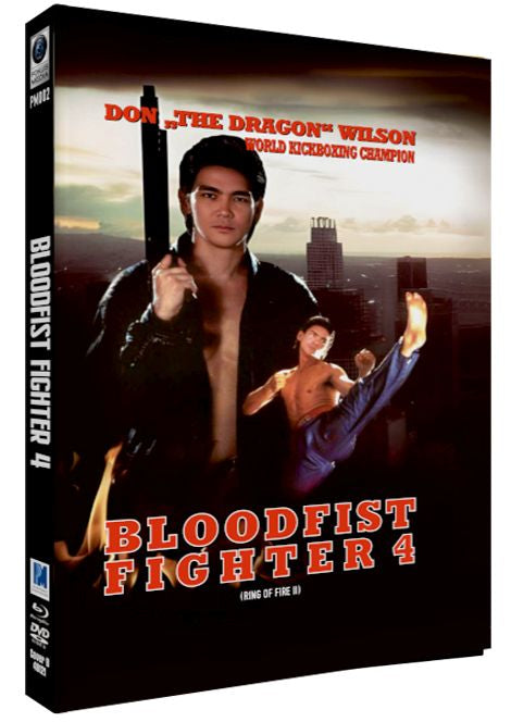 Ring of Fire 2 Bloodfist Fighter 4 - DVD/Blu-ray Mediabook B Lim 222