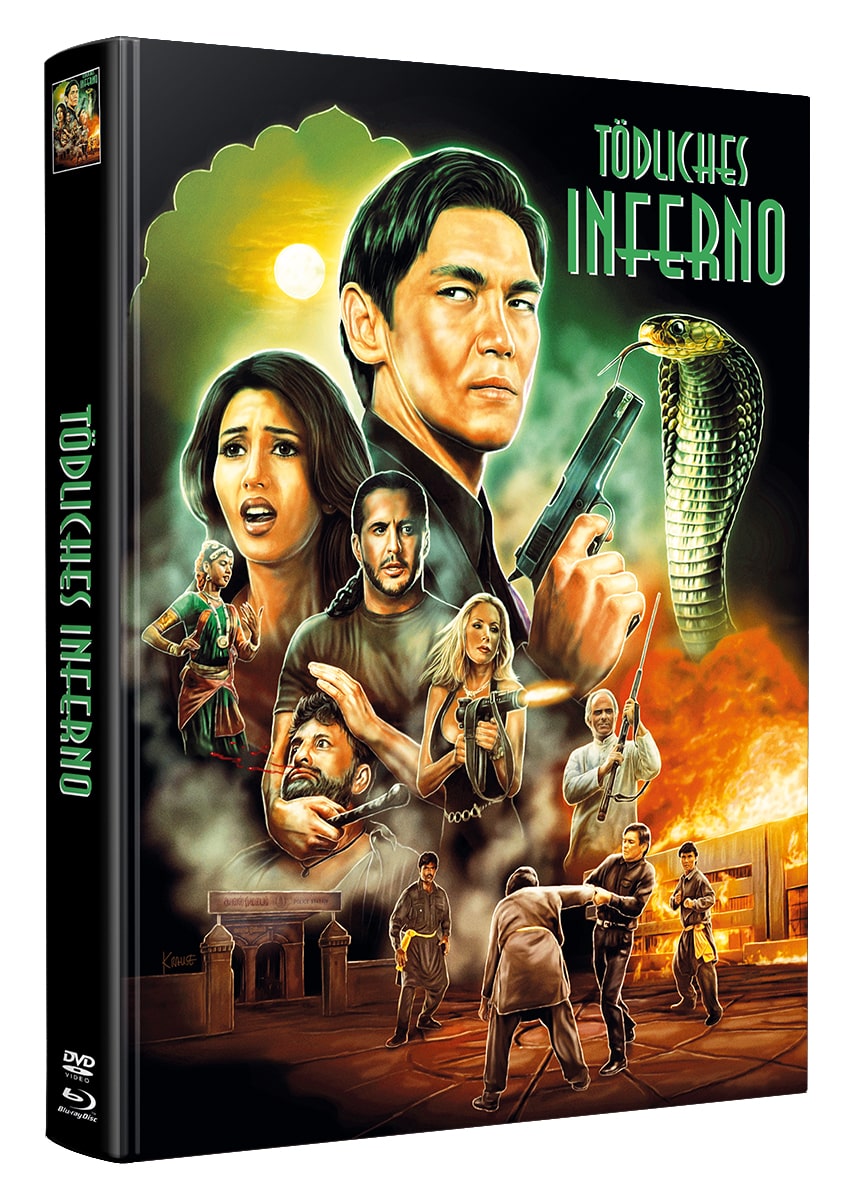 Tödliches Inferno - DVD/Blu-ray Mediabook Wattiert Lim 155