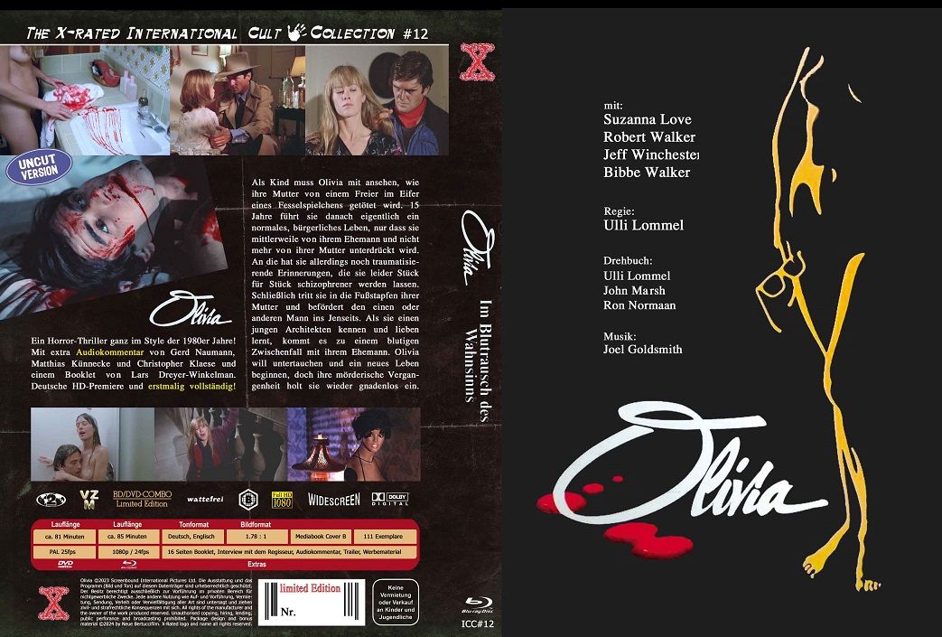 Olivia Im Blutrausch des Wahnsinns - DVD/Blu-ray Mediabook B Lim 111 ICC#12
