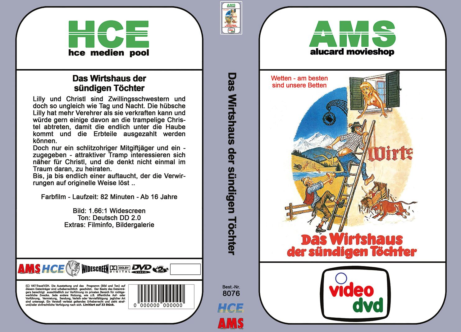 Das Wirtshaus der sündigen Töchter - gr DVD Hartbox Lim 33
