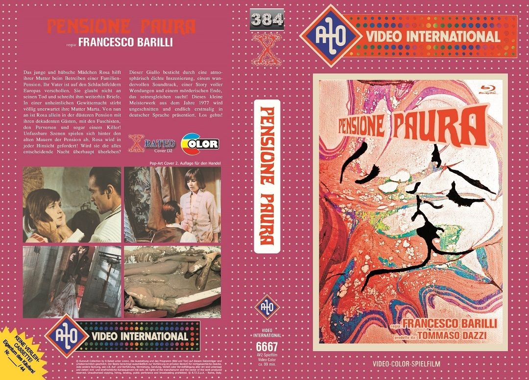 Pensione Paura - gr Blu-ray Hartbox D2 Lim 44 Pop-Art-Edition