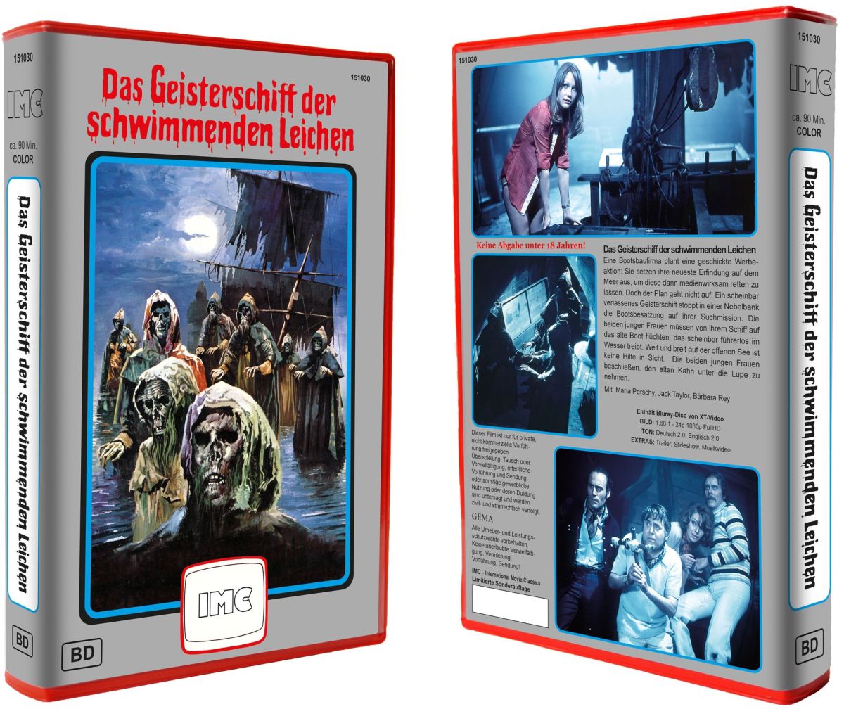 Das Geisterschiff der schwimmenden Leichen - Blu-ray IMC VHS Redbox #30 Lim 250
