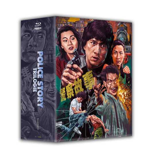 Police Story 1-3 - 4kUHD/Blu-ray Mediabook Schuber Lim 500