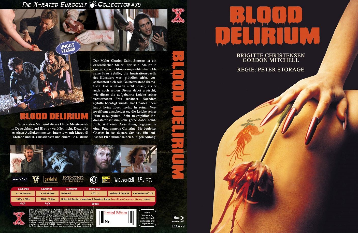 Blood Delirium - DVD/Blu-ray Mediabook N Lim 222 ECC#79