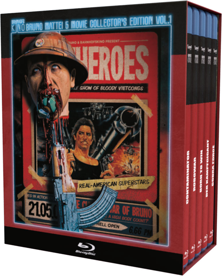Bruno Mattei 5 Filme Box - 5Blu-ray Schuber Box Lim 500