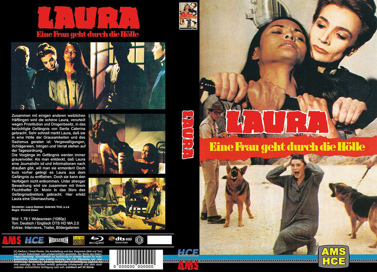 Laura Eine Frau geht durch die Hölle - gr Blu-ray Hartbox Lim 33