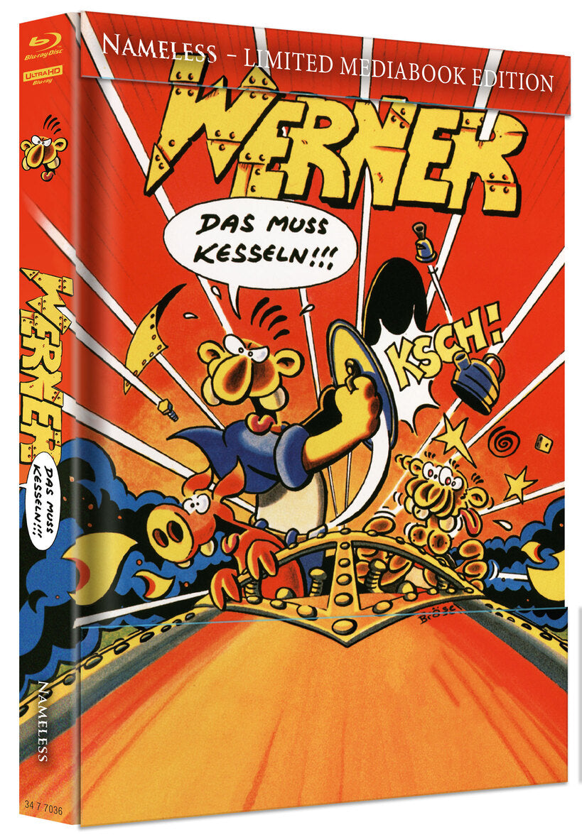 Werner 2 Das muss kesseln!!! - 4kUHD/Blu-ray Mediabook A Lim 333