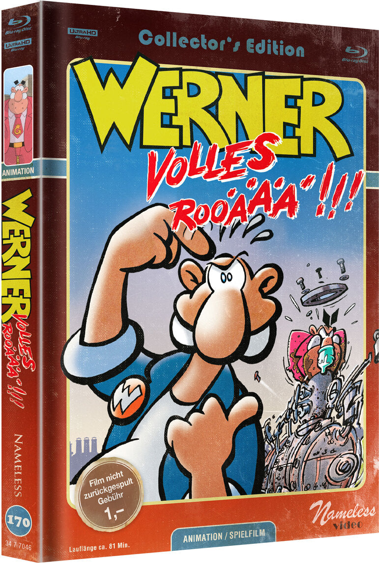 Werner 3 Volles Rooäää!!! - 4kUHD/Blu-ray Mediabook C Lim 333