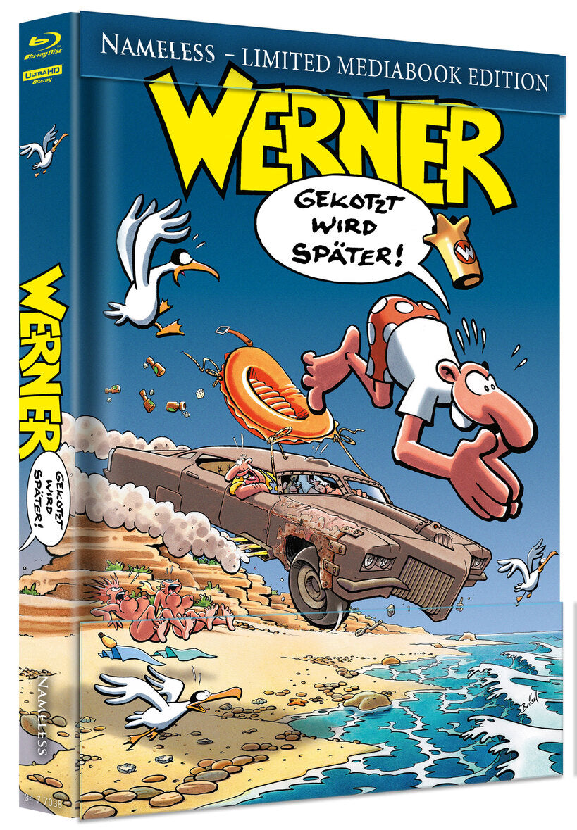 Werner 4 Gekotzt wird später! - 4kUHD/Blu-ray Mediabook A Lim 333