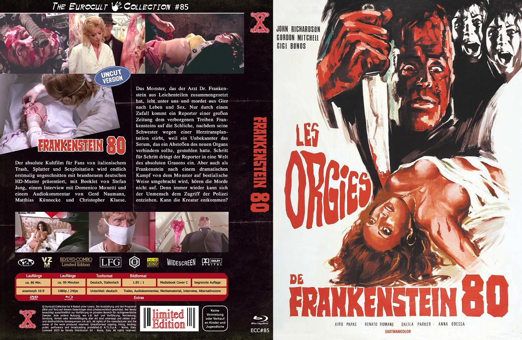 Frankenstein 80 ~ Midnight Horror - DVD/Blu-ray Mediabook C Lim 200 ECC #85