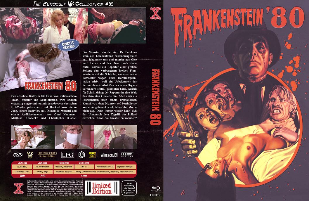 Frankenstein 80 ~ Midnight Horror - DVD/Blu-ray Mediabook D Lim 200 ECC #85