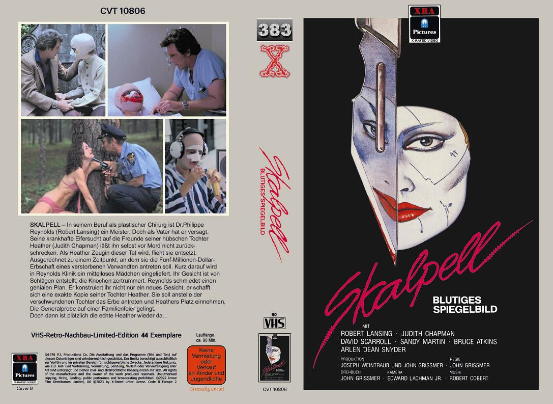 Skalpell Blutiges Spiegelbild - gr Blu-ray Hartbox B Lim 44