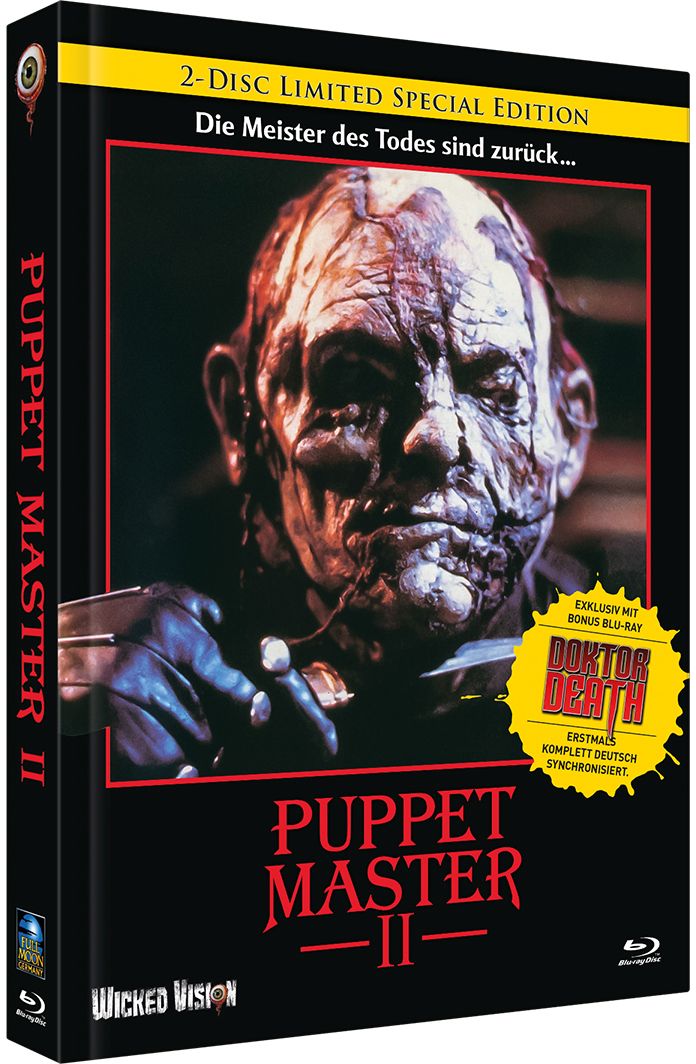 Puppet Master 2 + Puppet Master Doktor Death - 2-Disc Mediabook C Lim 222