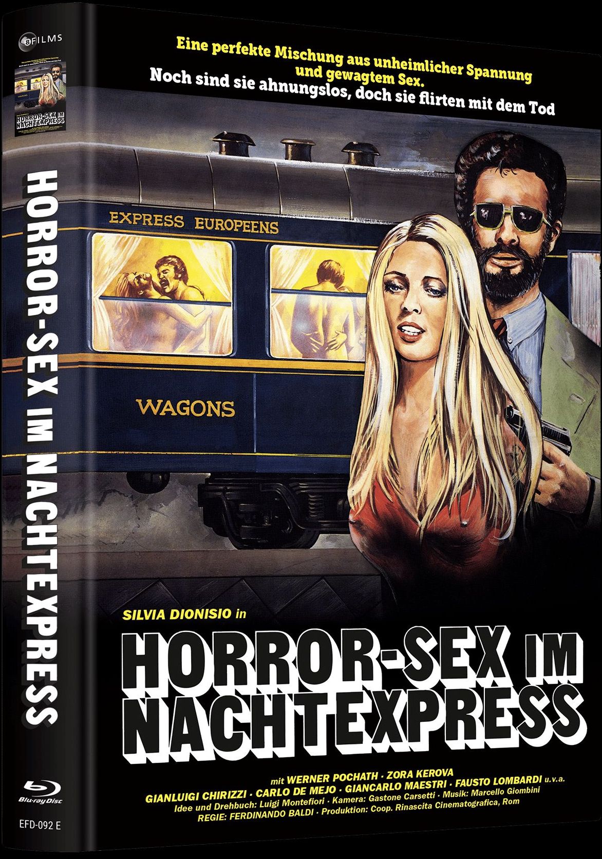 Horror-Sex im Nachtexpress - DVD/Blu-ray Mediabook E Wattiert Lim 222