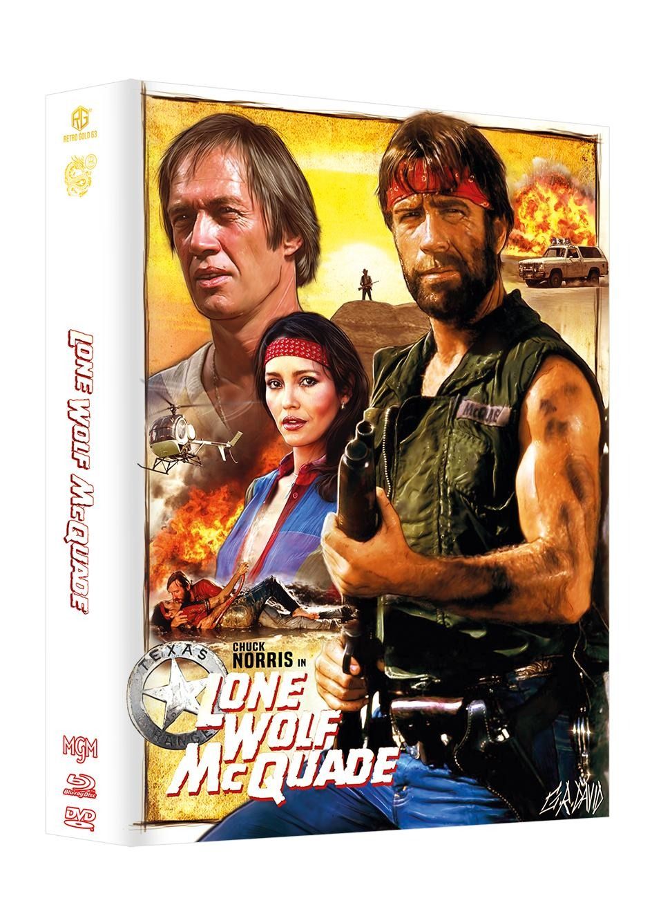 McQuade der Wolf - DVD/Blu-ray Mega Mediabook A Lim 222
