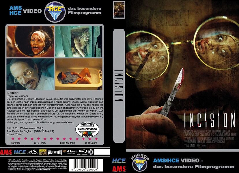 Incision Kleine Einschnitte Grosse Schmerzen - gr Blu-ray Hartbox Lim 33