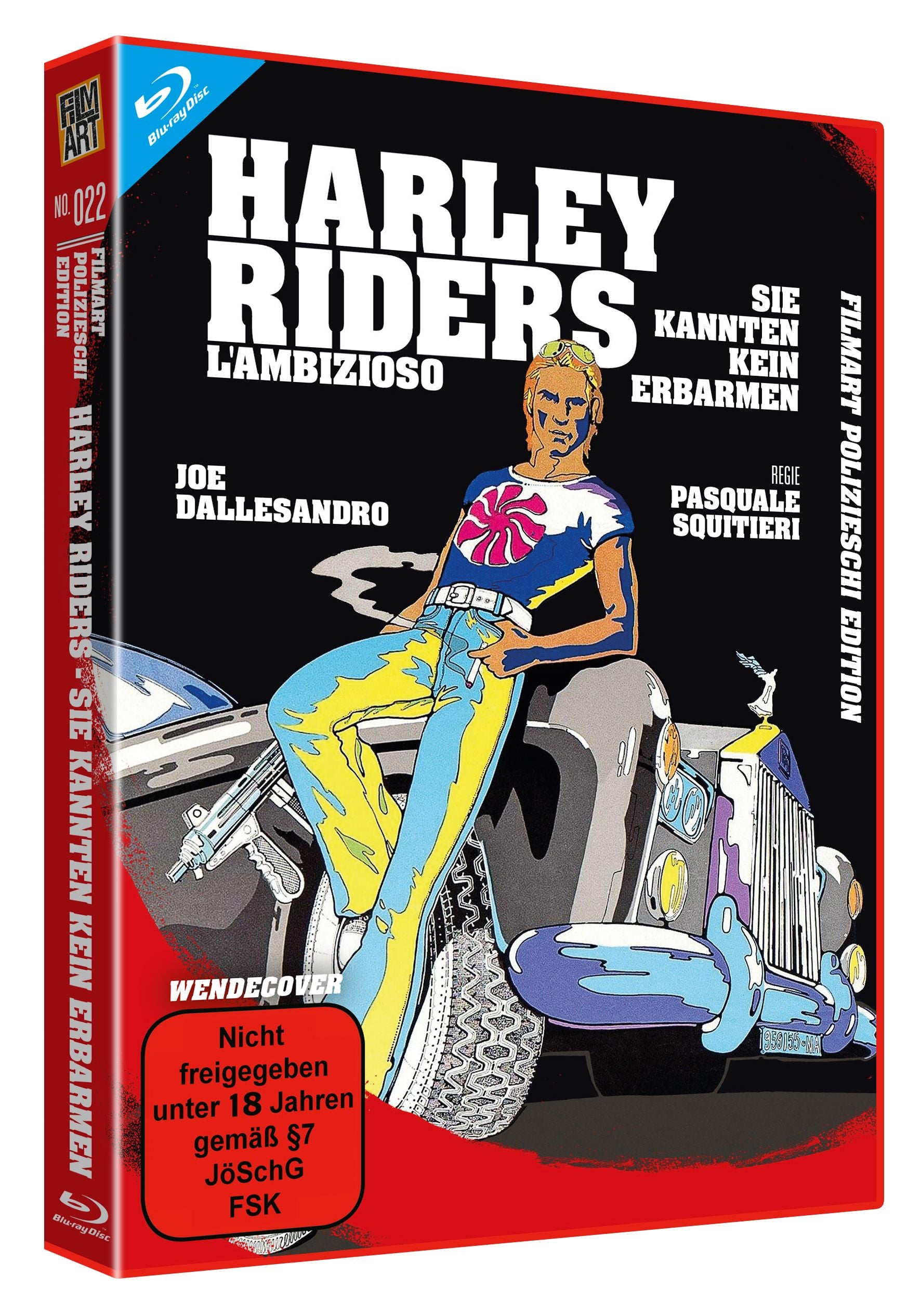 Harley Riders Sie kannten kein Erbarmen - Blu-ray Amaray Polizieschi #22 Lim 1000