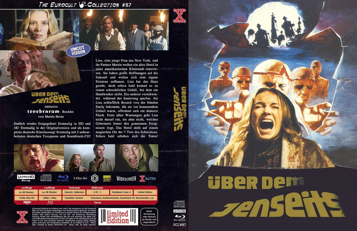 Die Geisterstadt der Zombies - 4kUHD/CD/Blu-ray Mediabook A ECC #87
