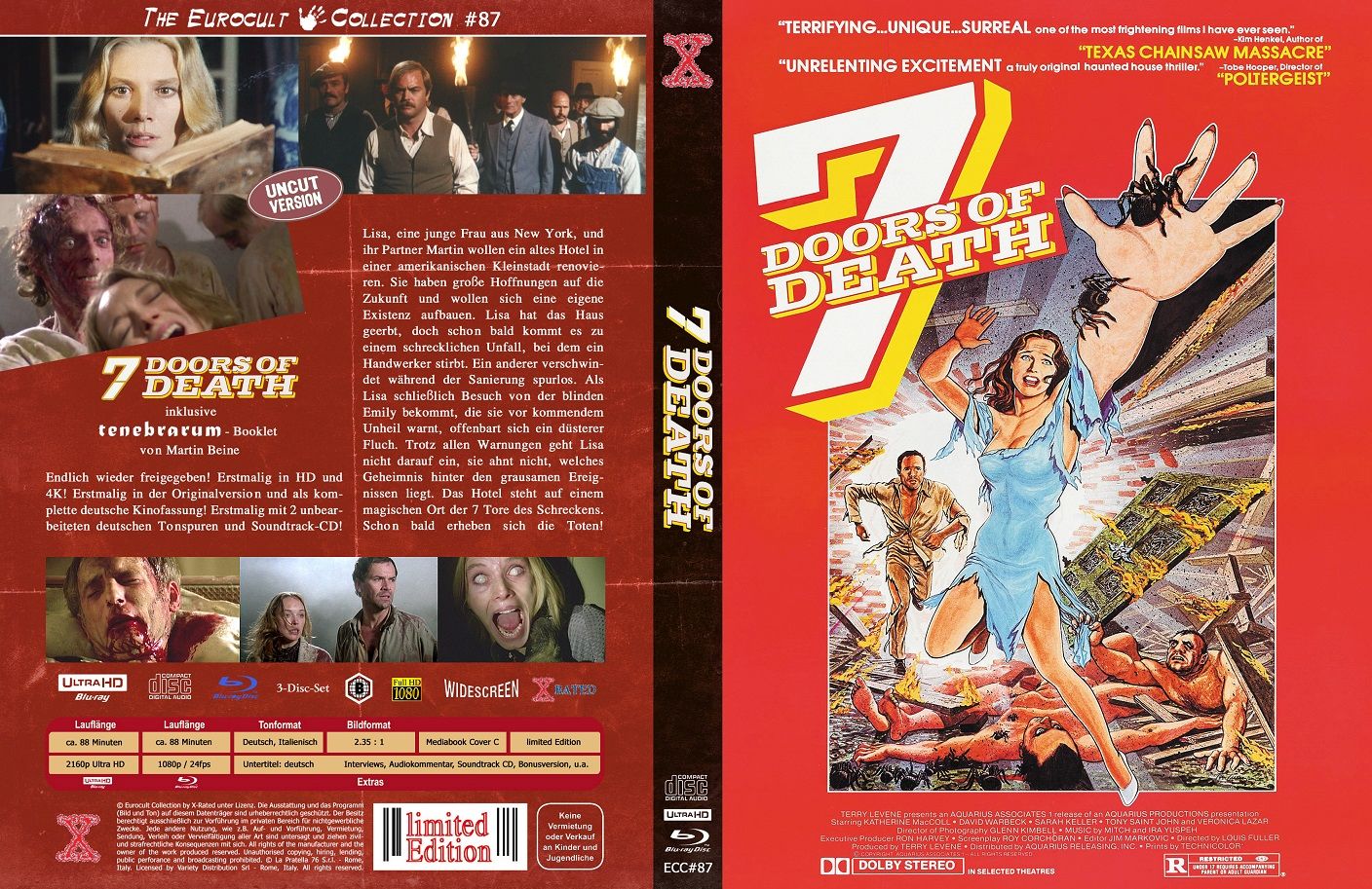 Die Geisterstadt der Zombies - 4kUHD/CD/Blu-ray Mediabook C ECC #87