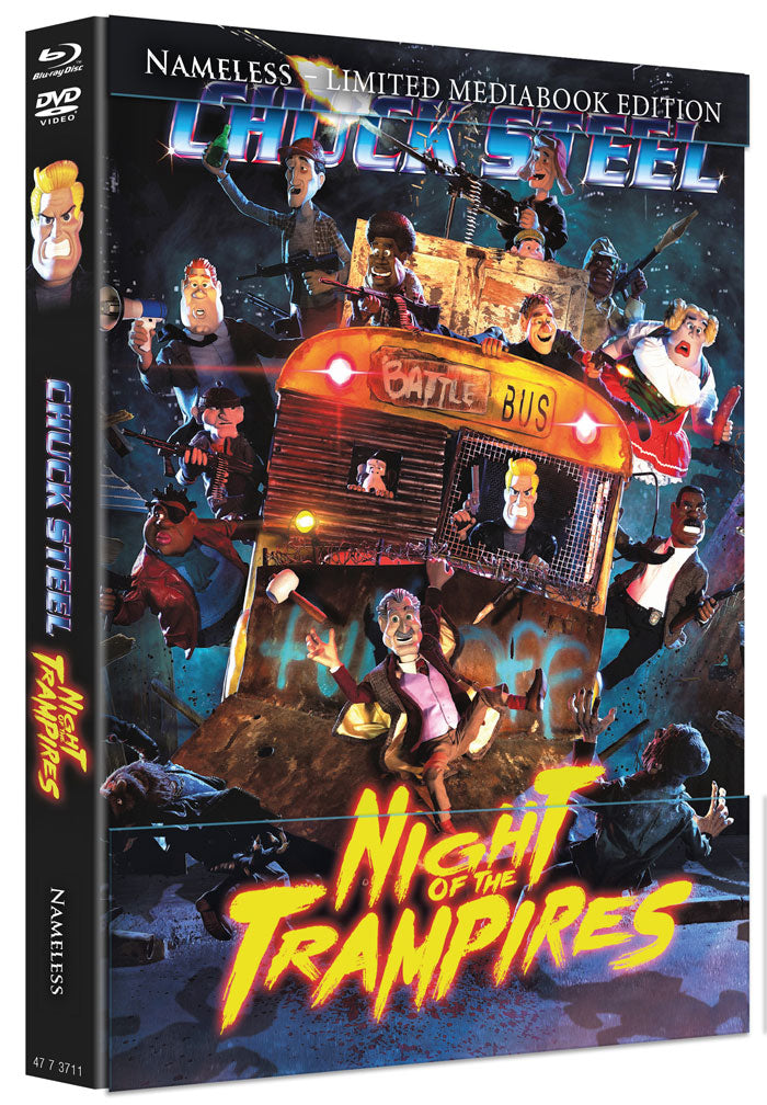 Chuck Steel Night of the Trampires - DVD/Blu-ray Mediabook B Lim 222