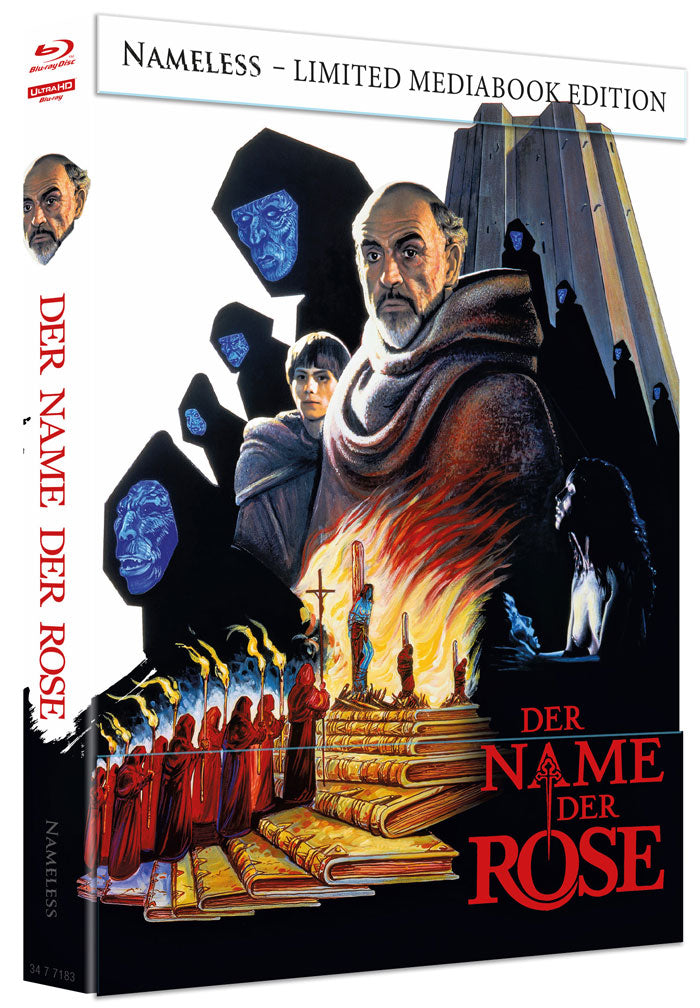 Der Name der Rose - 4kUHD/Blu-ray Mediabook D Lim 333