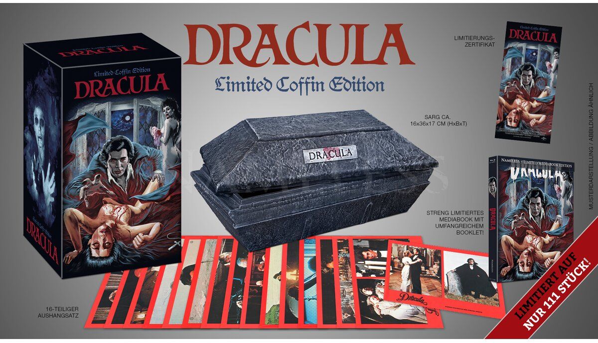 Dracula (1979) - 2Blu-ray Mediabook + Büste Lim 111