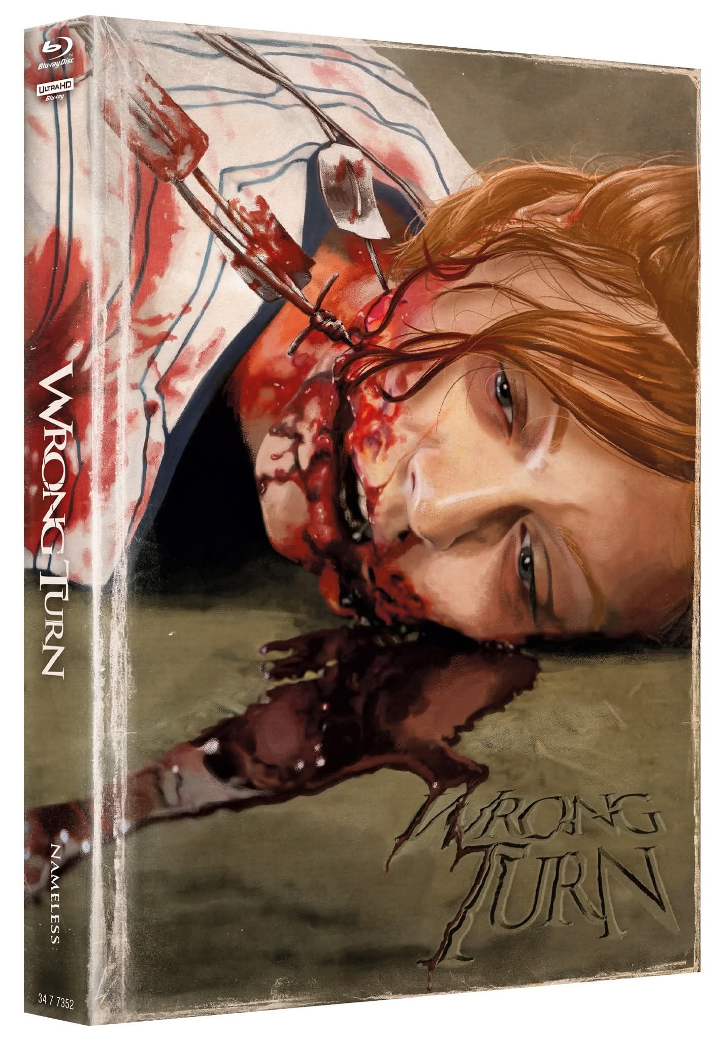 Wrong Turn 1 - 4kUHD/Blu-ray Mediabook F Wattiert Lim 500