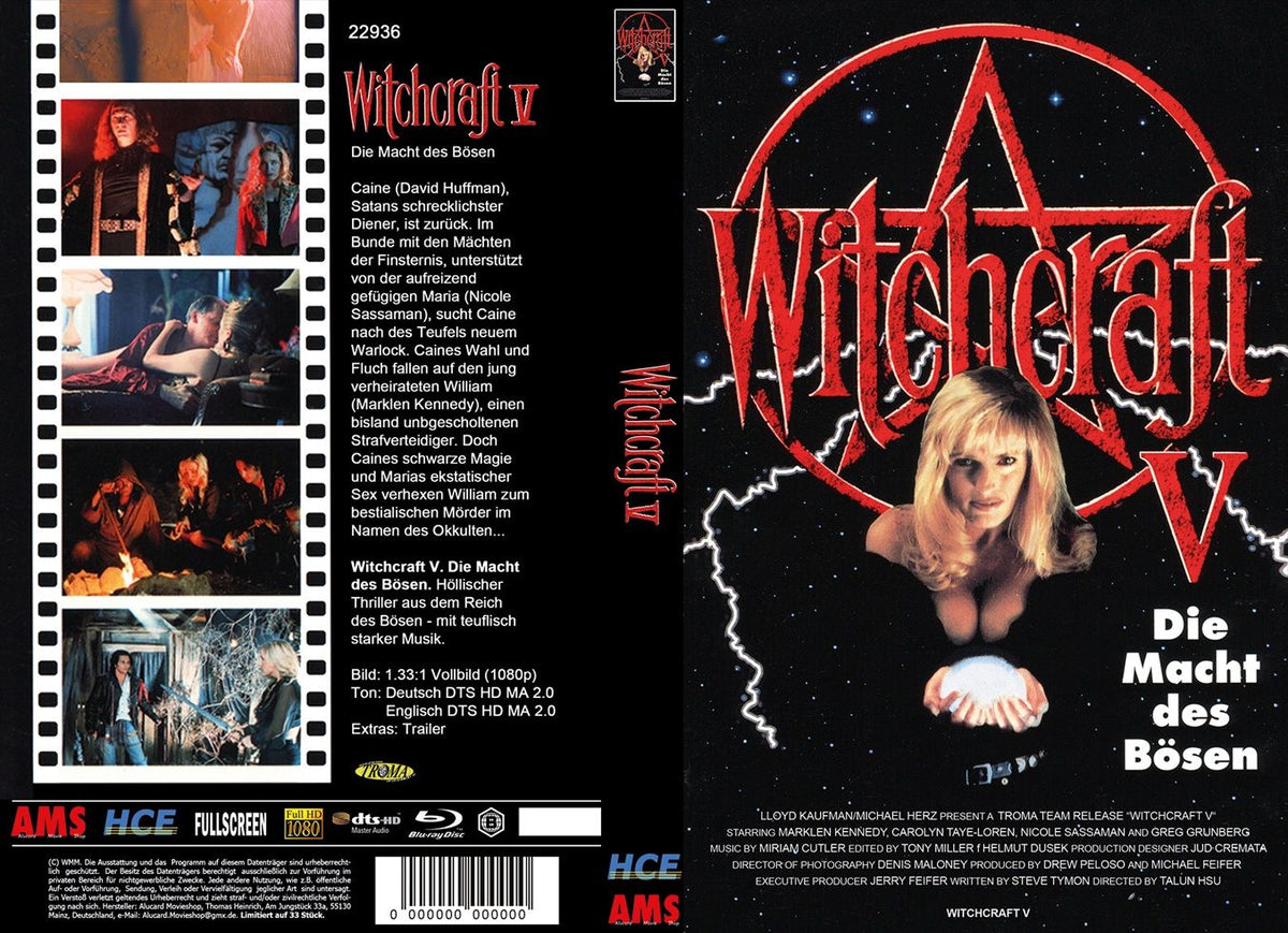 Witchcraft 5 Die Macht des Bösen - gr Blu-ray Hartbox Lim 33