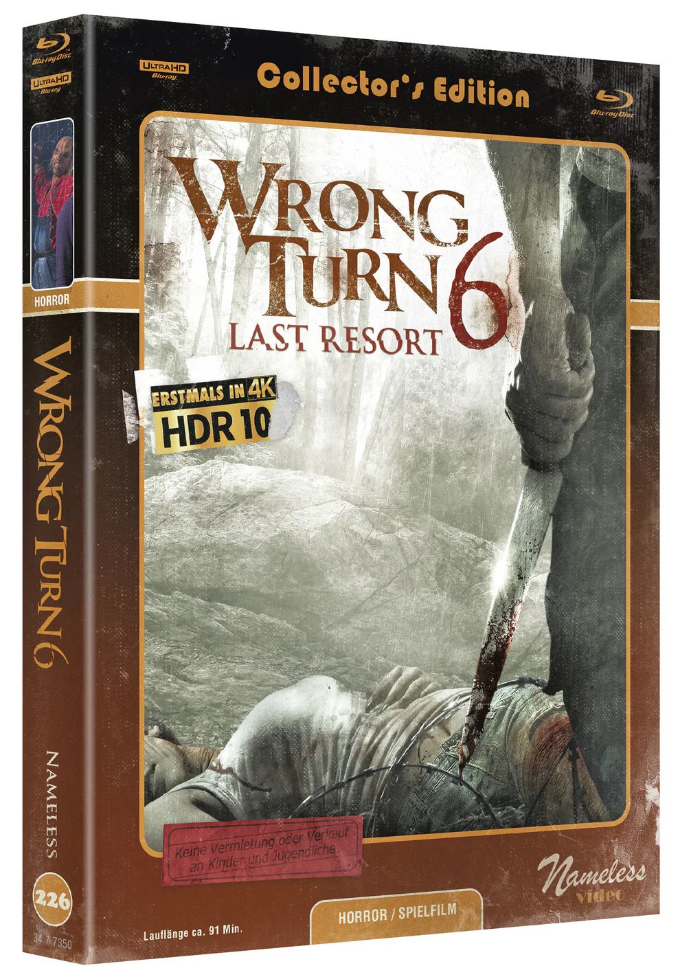 Wrong Turn 6 Last Resort - 4kUHD/Blu-ray Mediabook C Lim 500