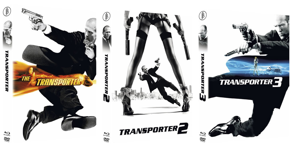 Transporter 1 - 3 - DVD/Blu-ray Mediabook Bundle A Lim 222