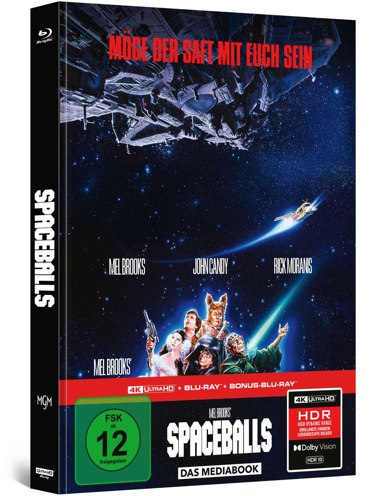 Spaceballs Mel Brooks verrückte Raumfahrt - 4kUHD 3Disc Mediabook