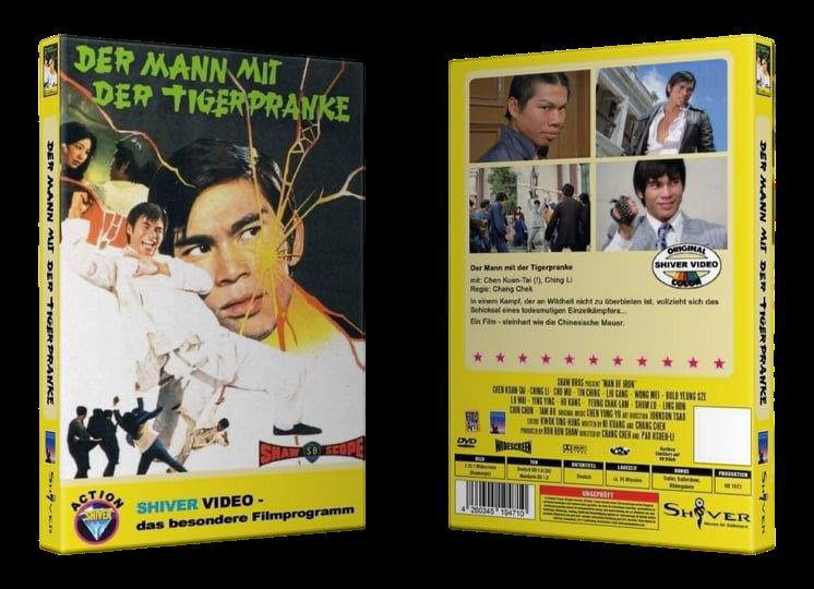 Der Mann mit der Tigerpranke - gr DVD Hartbox Lim 69