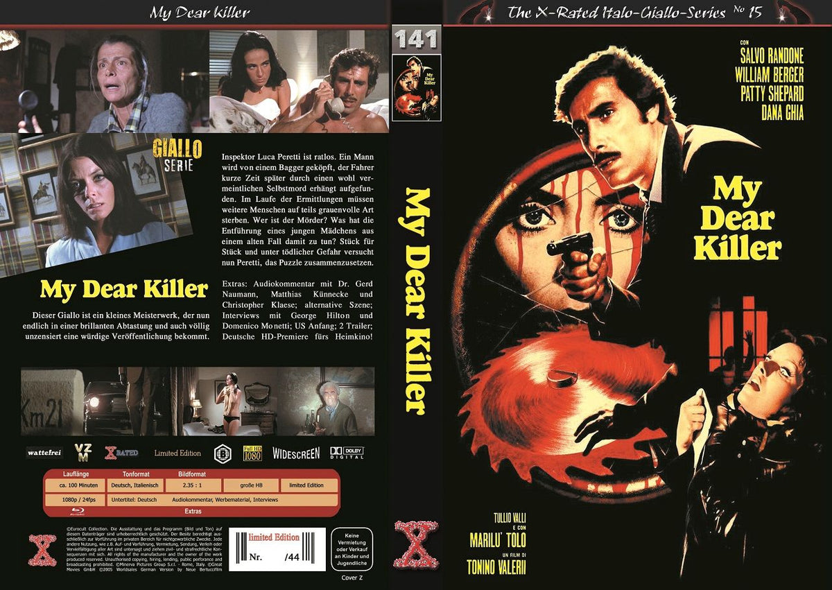 My Dear Killer - gr Blu-ray Hartbox Z Lim 44